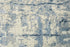 8' Blue Light Blue Gray And Ivory New Zealand Lambs Wool Abstract Hand Carved Handmade Area Rug
