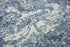 5' X 8' Blue Gray Beige And Ivory New Zealand Lambs Wool Oriental Hand Carved Handmade Area Rug