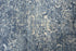 8' X 10' Blue Gray Beige And Ivory New Zealand Lambs Wool Oriental Hand Carved Handmade Area Rug