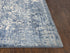 9' X 12' Blue Gray Beige And Ivory New Zealand Lambs Wool Oriental Hand Carved Handmade Area Rug