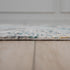 8' Gray Black Yellow Blue And Ivory New Zealand Lambs Wool Abstract Hand Carved Handmade Area Rug