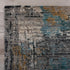 9' X 12' Gray Black Yellow Blue And Ivory New Zealand Lambs Wool Abstract Hand Carved Handmade Area Rug