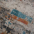 9' X 12' Beige Yellow Orange Blue Ivory Gray Charcoal And Red New Zealand Lambs Wool Abstract Hand Carved Handmade Area Rug
