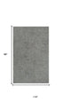 8' X 10' Gray Brown Beige And Ivory Wool Checkered Hand Tufted Area Rug
