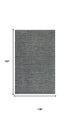 9' X 12' Blue Dark Blue Black And Ivory Wool Checkered Hand Tufted Area Rug