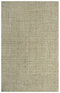 8' X 10' Beige Brown Gray And Ivory Wool Checkered Hand Tufted Area Rug