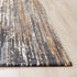 8' X 10' Charcoal Brown Rust Beige And Ivory Abstract Hand Carved Handmade Area Rug