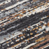 8' X 10' Charcoal Brown Rust Beige And Ivory Abstract Hand Carved Handmade Area Rug