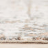 8' Ivory Brown And Gray Abstract Hand Carved Handmade Area Rug