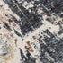 5' X 8' Blue And Gray Abstract Hand Carved Handmade Area Rug