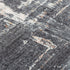 5' X 8' Blue And Gray Abstract Hand Carved Handmade Area Rug