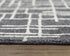 5' X 8' Charcoal And Ivory Wool Geometric Hand Tufted Area Rug