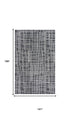 9' X 12' Charcoal And Ivory Wool Geometric Hand Tufted Area Rug