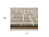 9' X 12' Brown Natural And Ivory Wool Geometric Hand Tufted Area Rug