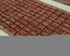 8' Rust And Orange Wool Striped Hand Tufted Area Rug