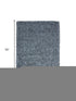 6' X 9' Gray And Blue Shag Hand Tufted Area Rug