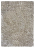6' X 9' Silver And Gray Shag Hand Tufted Area Rug