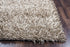6' X 9' Silver And Gray Shag Hand Tufted Area Rug