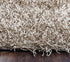 6' X 9' Silver And Gray Shag Hand Tufted Area Rug