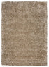 8' X 10' Tan Brown And Natural Shag Hand Tufted Area Rug