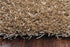 8' X 10' Tan Brown And Natural Shag Hand Tufted Area Rug