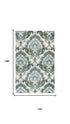 9' X 12' Beige And Natural Wool Floral Hand Tufted Area Rug