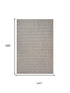 9' X 12' Green And Ivory Wool Plaid Hand Tufted Area Rug