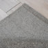 8' X 10' Gray Light Gray And Dark Gray Wool Plaid Hand Tufted Area Rug