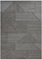9' X 12' Gray Light Gray And Dark Gray Wool Plaid Hand Tufted Area Rug