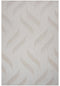 9' X 12' Ivory And Beige Wool Plaid Hand Tufted Area Rug