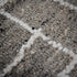 8' X 10' Gray And Ivory Wool Plaid Hand Tufted Area Rug
