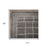 8' X 10' Gray And Ivory Wool Plaid Hand Tufted Area Rug