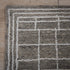 9' X 12' Gray And Ivory Wool Plaid Hand Tufted Area Rug