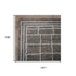 9' X 12' Gray And Ivory Wool Plaid Hand Tufted Area Rug