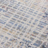 8' X 10' Navy Blue Pink Yellow Gray And Ivory Abstract Area Rug