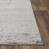 8' X 10' Gray Blue Yellow And Ivory Abstract Area Rug