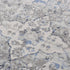 8' X 10' Gray Dark Blue Light Blue And Light Gray Medallion Area Rug