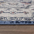8' X 10' Blue Light Blue Pink Yellow Light Gray And Gray Medallion Area Rug