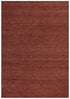 9' X 12' Rust And Red Hand Tufted Area Rug With UV Protection