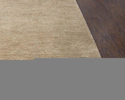 8' X 10' Beige And Natural Hand Tufted Area Rug With UV Protection