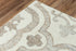 5' X 8' Brown And Beige Wool Moroccan Hand Tufted Area Rug