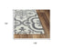 9' X 12' Gray And Light Gray Wool Moroccan Hand Tufted Area Rug