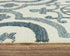 9' X 12' Blue And Dark Blue Wool Moroccan Hand Tufted Area Rug