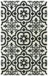 9' X 12' Black And White Wool Moroccan Hand Tufted Area Rug