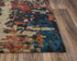 8' X 10' Teal Rust And Beige Abstract Hand Tufted Area Rug