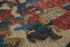 8' X 10' Teal Rust And Beige Abstract Hand Tufted Area Rug