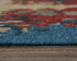 9' X 12' Teal Rust And Beige Abstract Hand Tufted Area Rug