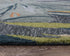 9' X 12' Charcoal Gray Green Orange Brown And Ivory Floral Hand Tufted Area Rug