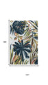 9' X 12' Beige Gray Green Orange Brown And Ivory Floral Hand Tufted Area Rug