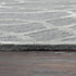 9' X 12' Gray And Silver Wool Geometric Hand Tufted Area Rug